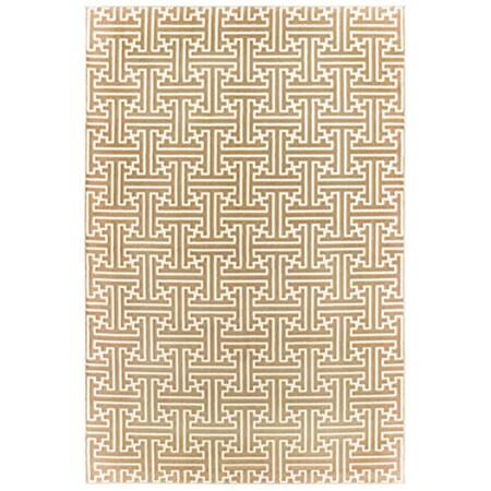 Oriental Weavers 9 ft. 10 in. x 12 ft. 10 in. Bowen Rectangular Area Rug Gold B1333Y300390ST